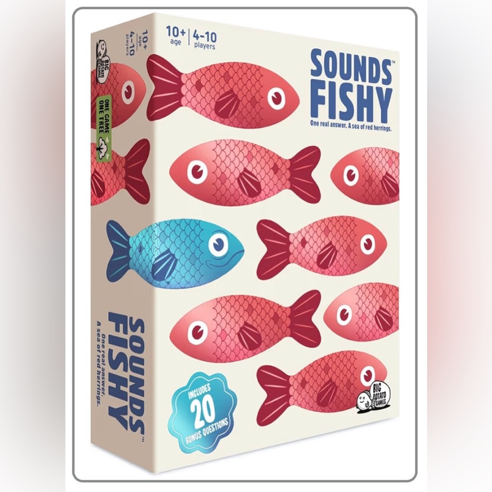 NWT Sounds Fishy Game - Red and Blue